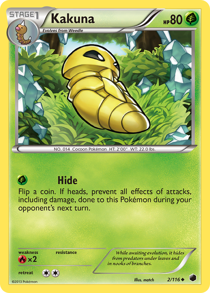 Kakuna – Plasma Freeze 2 – Pokémon TCG single card