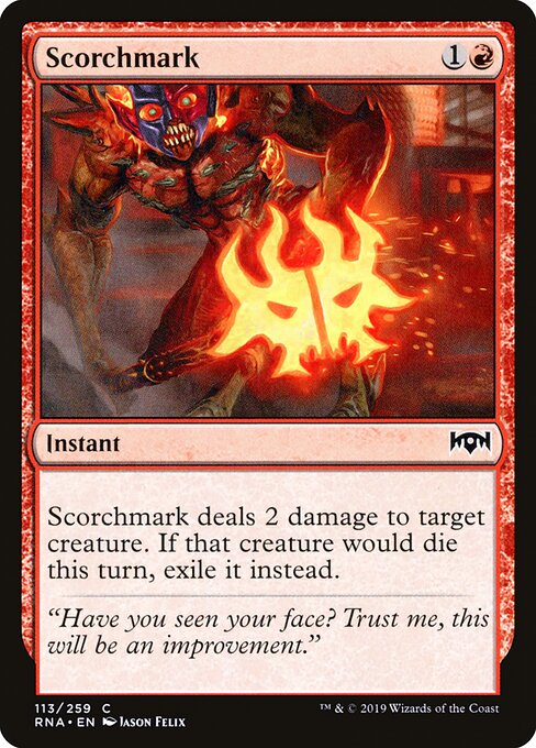 Scorchmark – Ravnica Allegiance (RNA-113) Magic: The Gathering card