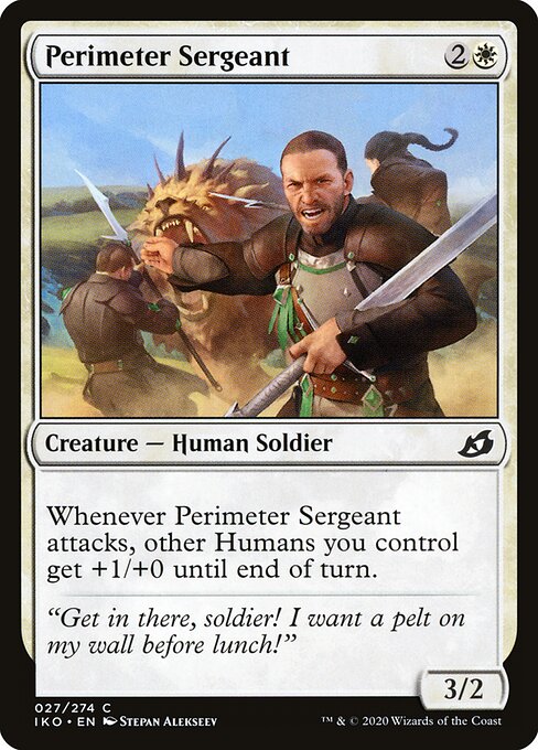 Perimeter Sergeant – Ikoria: Lair of Behemoths (IKO-27) Magic: The Gathering card