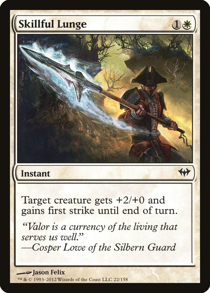 Skillful Lunge - Dark Ascension (Common) [DKA-22]