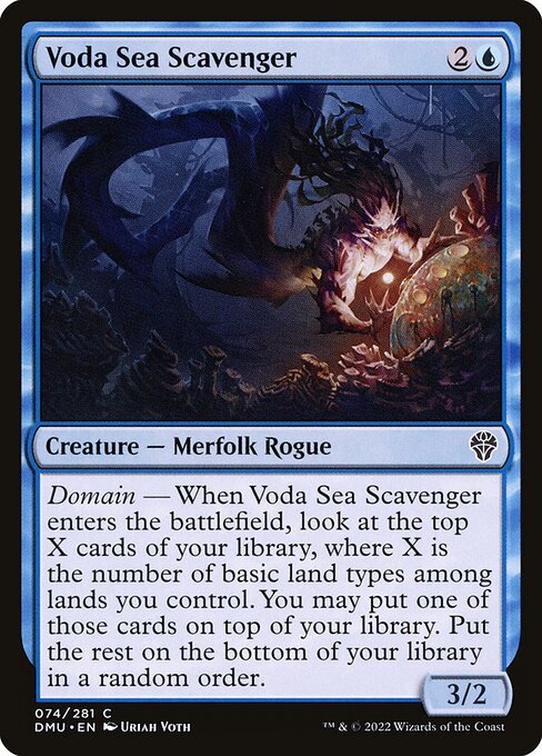 Voda Sea Scavenger – Dominaria United (DMU-74) Magic: The Gathering card | LC-REM-20260804-15150922301772-2a3cc789-cbb8-4dae-a749-af169832dd7b