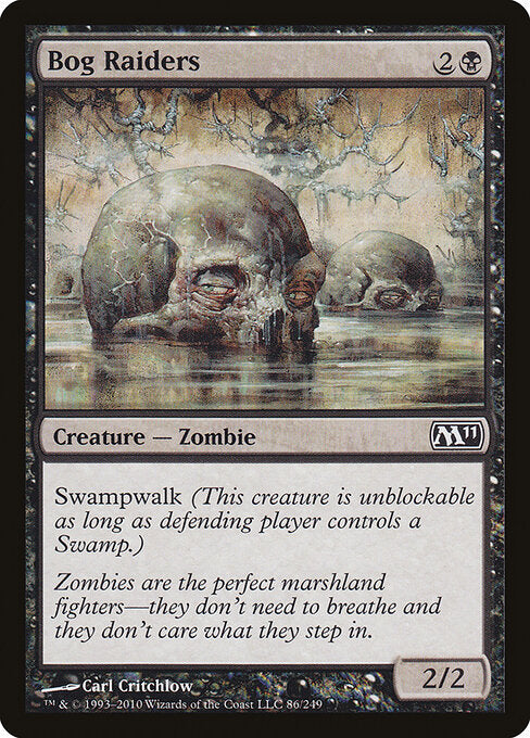 Bog Raiders – Magic 2011 (M11-86) Magic: The Gathering card