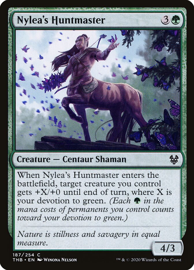 Nylea's Huntmaster - Theros Beyond Death (Common) [THB-187]