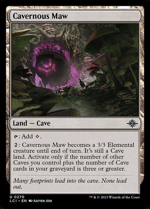 Cavernous Maw – The Lost Caverns of Ixalan (LCI-270) Magic: The Gathering card