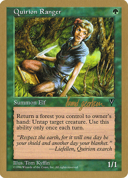 Magic-kaart Quirion Ranger WC97-sg117 uit World Championship Decks 1997 (Special)