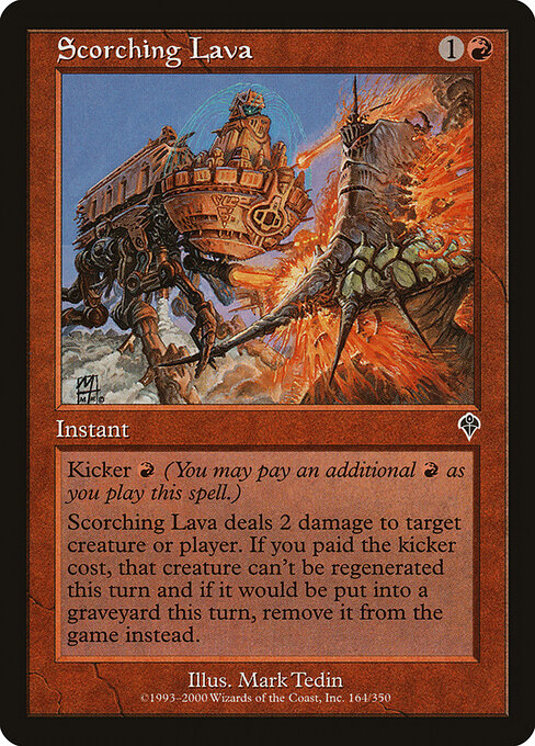 Scorching Lava – Invasion (INV-164) Magic: The Gathering card