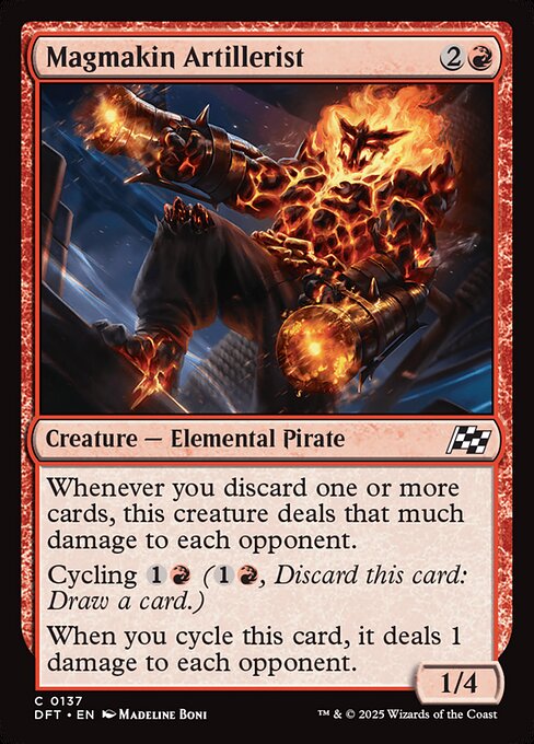 Magmakin Artillerist – Aetherdrift (DFT-137) Magic: The Gathering card