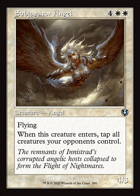 Subjugator Angel – Innistrad Remastered (INR-350) Magic: The Gathering card | LC-REM-20260804-15582970085708-2ac35049-5f6c-4a22-83e4-f5d7eb5dfbcd Imagen principal del producto