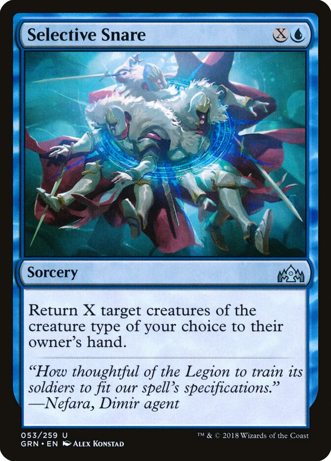 Selective Snare - Guilds of Ravnica (Uncommon) [GRN-53] Image principale du produit