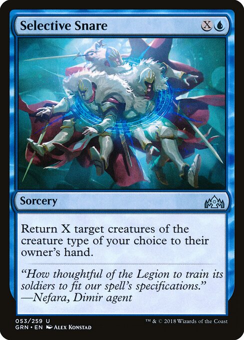 Selective Snare – Guilds of Ravnica (GRN-53) Magic: The Gathering card