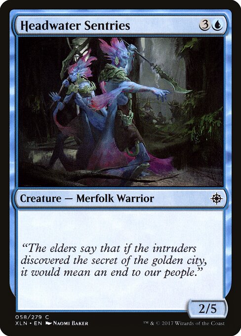 Headwater Sentries – Ixalan (XLN-58) Magic: The Gathering card