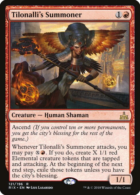 Tilonalli's Summoner – Rivals of Ixalan (RIX-121) Magic: The Gathering card | LC-REM-20260804-15150826389836-2b107726-3a44-4b0f-86ef-4dbbf4473e7e