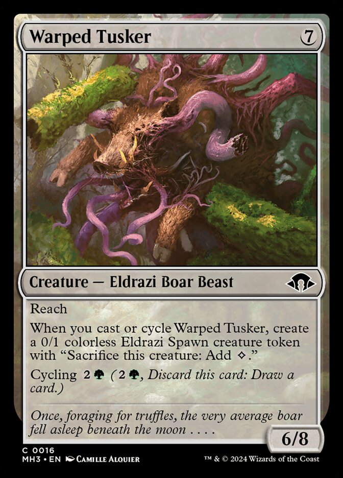 Warped Tusker - Modern Horizons 3 (Common) [MH3-16]