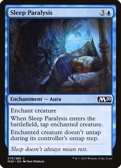 Sleep Paralysis – Core 2020 (M20-75) Magic: The Gathering card