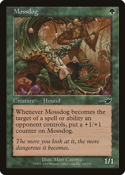 Mossdog – Nemesis (NEM-106) Magic: The Gathering card