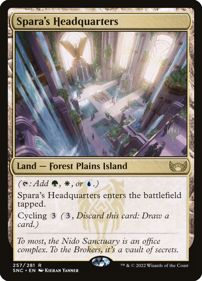 Magic-kaart Spara's Headquarters PSNC-257 uit Streets of New Capenna: Promos (Rare)