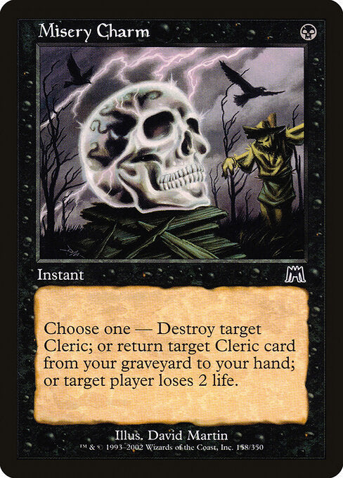 Misery Charm – Onslaught (ONS-158) Magic: The Gathering card