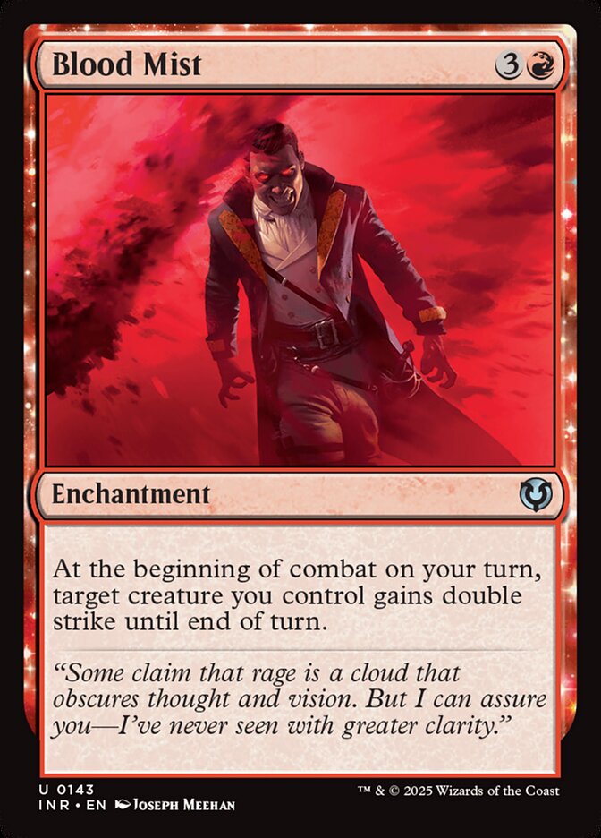 Magic-kaart Blood Mist INR-143 uit Innistrad Remastered (Uncommon)