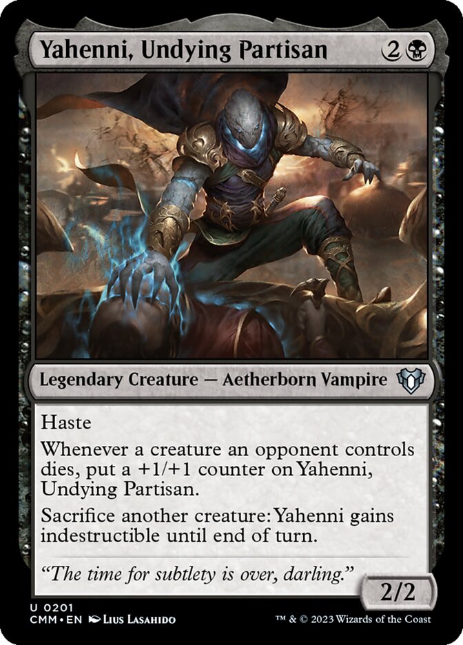 Magic-kaart Yahenni, Undying Partisan CMM-201 uit Commander Masters (Uncommon) Imagen principal del producto