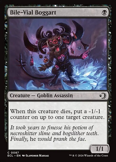 Bile-Vial Boggart – Lorwyn Eclipsed (ECL-87) Magic: The Gathering card