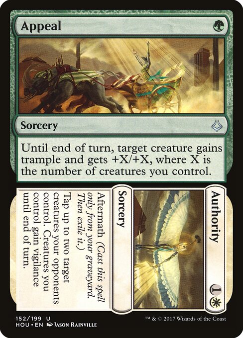 Appeal // Authority – Hour of Devastation (HOU-152) Magic: The Gathering card | LC-REM-20260804-15151282389324-2c25b8ef-6331-49df-9457-b8b4e44da2c9 Main image