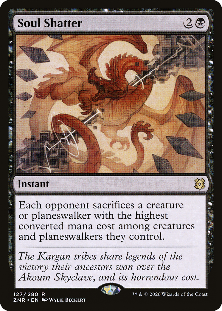 Soul Shatter – Zendikar Rising 127 – Magic: The Gathering single card Imagen principal del producto