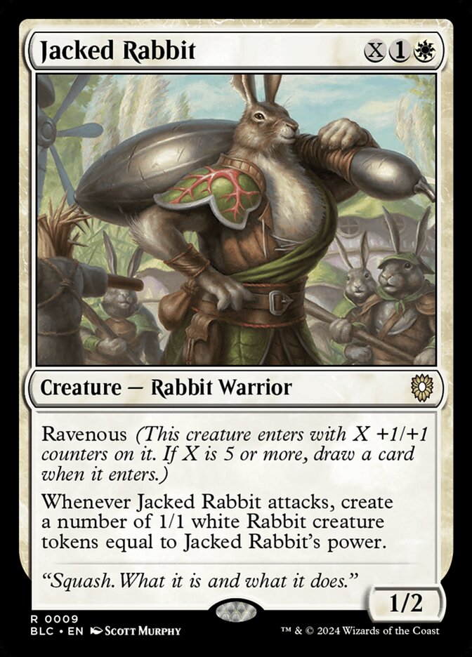 Jacked Rabbit - Commander: Bloomburrow (Rare) [BLC-9] Image principale du produit