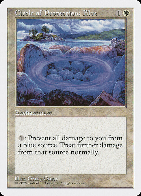 Circle of Protection: Blue – Fifth Edition (5ED-18) Magic: The Gathering card | LC-REM-20260804-15521982218572-2c8b94bd-fffd-4c8a-b705-2b8e60cb8d68