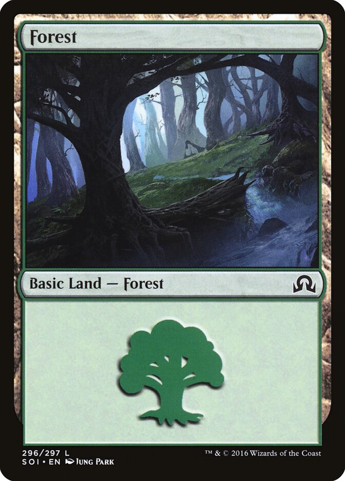 Forest (V.2) - Shadows over Innistrad (Land) [SOI-296]