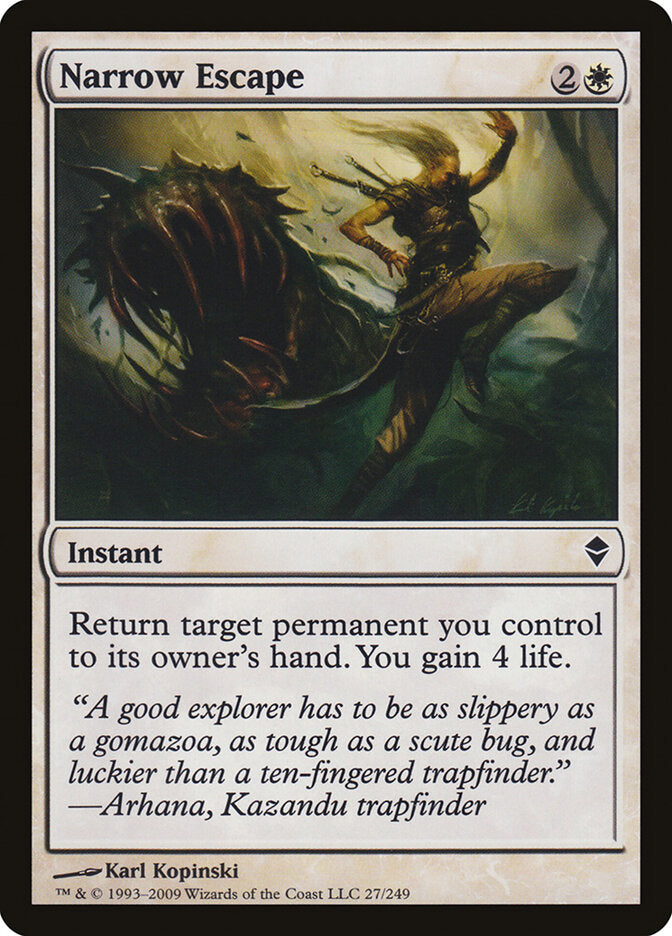 Narrow Escape - Zendikar (Common) [ZEN-27]