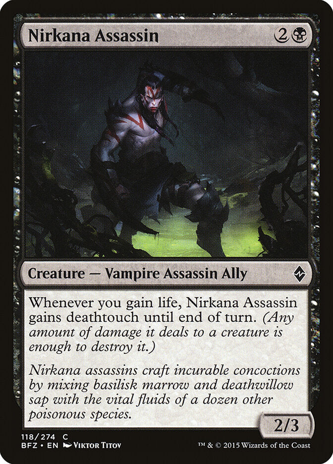 Nirkana Assassin - Battle for Zendikar (Common) [BFZ-118] Hauptbild