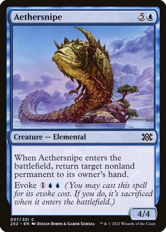 Aethersnipe - Double Masters 2022 (Common) [2X2-37]