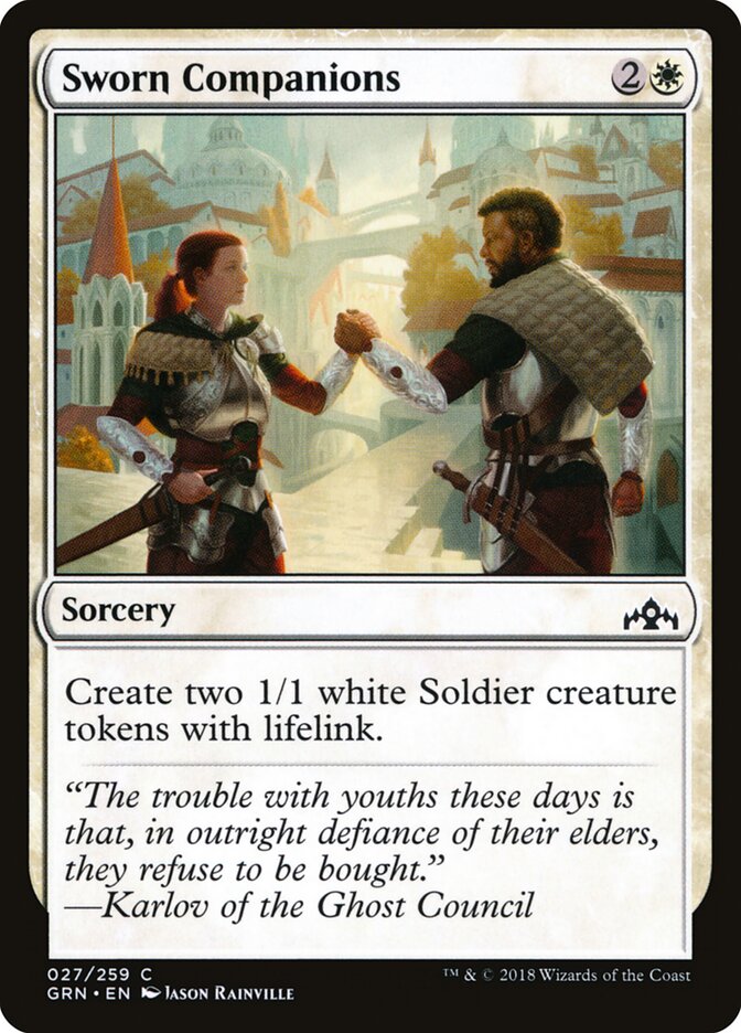 Sworn Companions - Guilds of Ravnica (Common) [GRN-27]