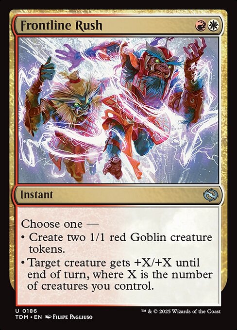 Frontline Rush – Tarkir: Dragonstorm (TDM-186) Magic: The Gathering card | LC-REM-20260804-15401912631628-2ce8a205-99d6-4a9c-83a7-18b7220177d3