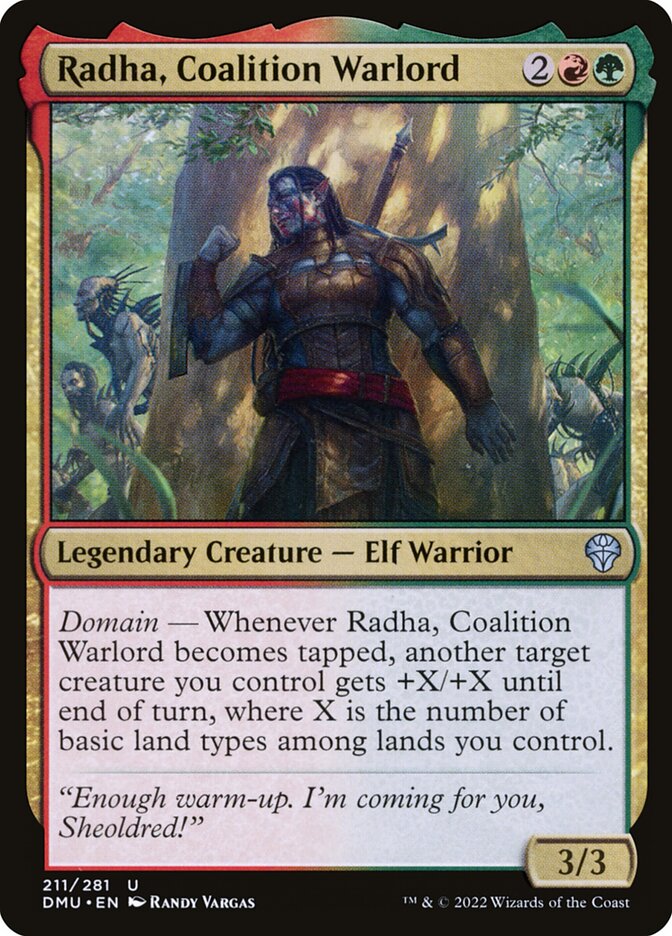 Radha, Coalition Warlord - Dominaria United (Uncommon) [DMU-211]