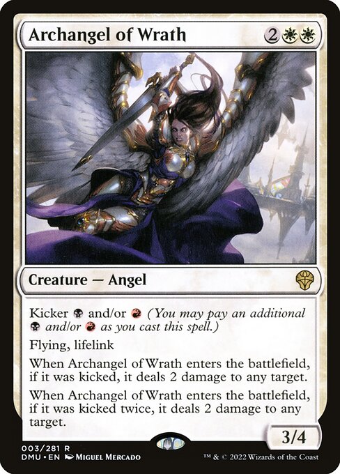 Archangel of Wrath – Dominaria United (DMU-3) Magic: The Gathering card | LC-REM-20260804-15339513577804-2d00bab2-e95d-4296-a805-2a05e7640efb Imagen principal del producto