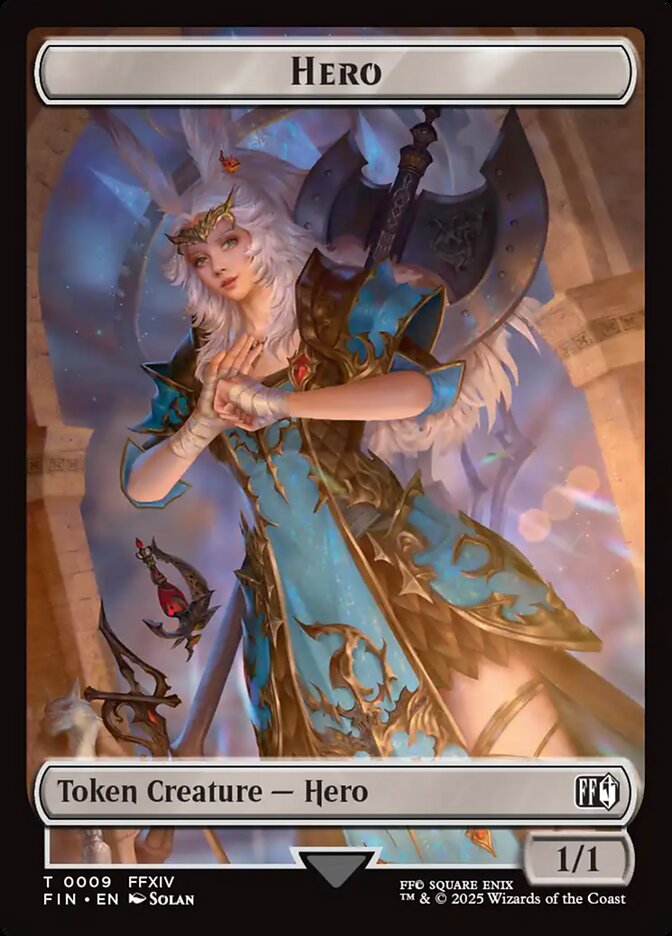 Magic-kaart Hero Token // Bird Token TFIN-9 uit Final Fantasy Tokens (Token) Hoofdafbeelding