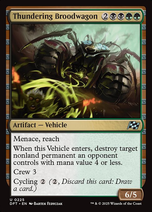 Thundering Broodwagon – Aetherdrift (DFT-225) Magic: The Gathering card | LC-REM-20260804-15339687870796-2d1576d4-15a3-4e91-84ef-e71e258185e7