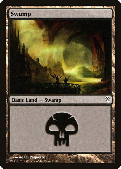 Swamp – Duel Decks: Jace vs. Vraska (DDM-81) Magic: The Gathering card Hoofdafbeelding