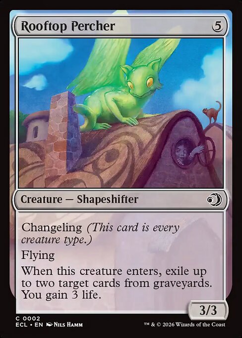 Rooftop Percher – Lorwyn Eclipsed (ECL-2) Magic: The Gathering card
