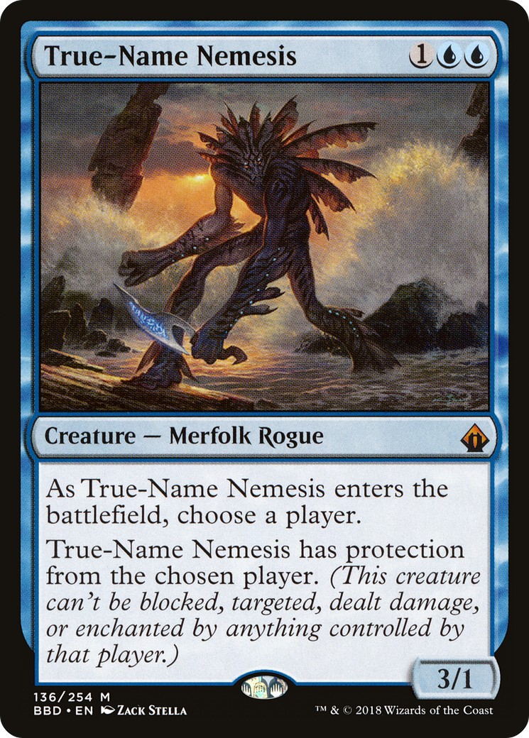 True-Name Nemesis – Battlebond 136 – Magic: The Gathering single card Imagen principal del producto