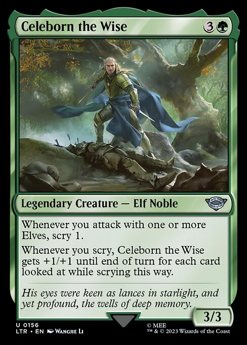 Celeborn the Wise – The Lord of the Rings: Tales of Middle-earth (LTR-156) Magic: The Gathering card | LC-REM-20260804-15150951825740-2daf449a-5f3e-44fd-968e-55d8517ae797