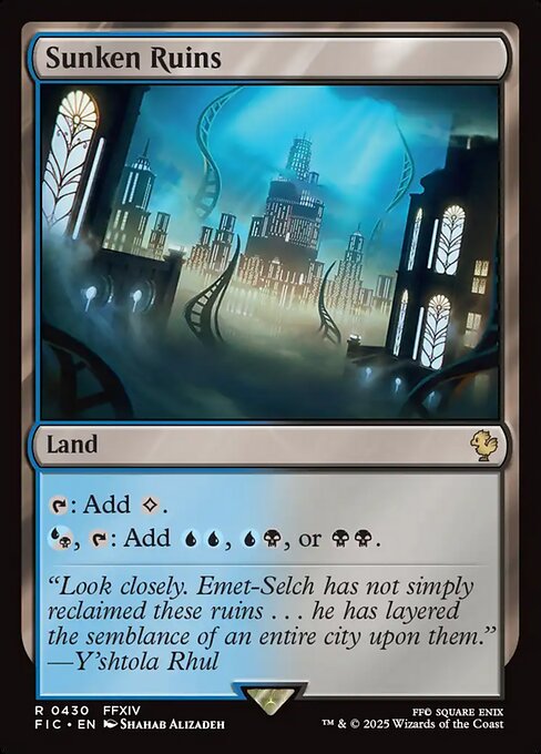 Sunken Ruins – Final Fantasy Commander (FIC-430) Magic: The Gathering card | LC-REM-20260804-15339675320652-2dbd21b1-d6cf-4d10-8a31-aa52208c95d7