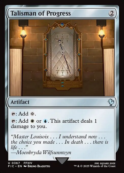 Talisman of Progress – Final Fantasy Commander (FIC-367) Magic: The Gathering card | LC-REM-20260804-15339677614412-2dc4dfe7-ae80-4a6e-b588-fd497c35fe37 Hoofdafbeelding