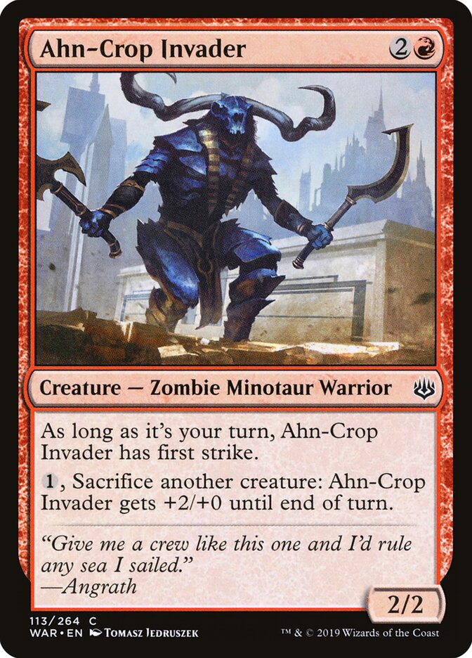 Ahn-Crop Invader - War of the Spark (Common) [WAR-113] Hauptbild