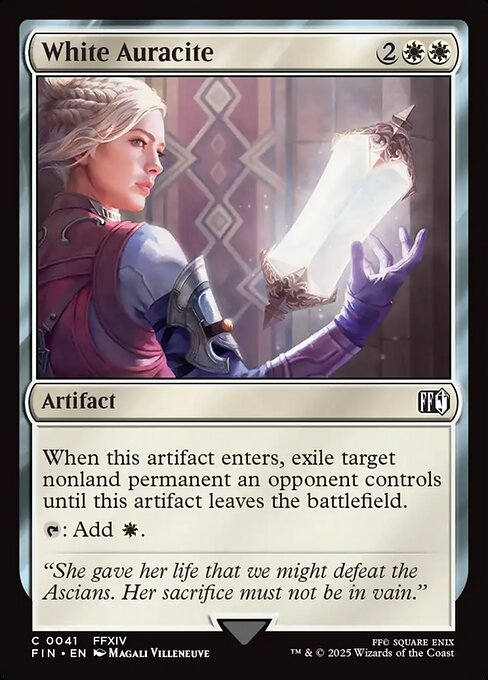 White Auracite – Final Fantasy (FIN-41) Magic: The Gathering card | LC-REM-20260804-15935521063244-2df6f515-9d21-4769-b1c4-c219611bccbb