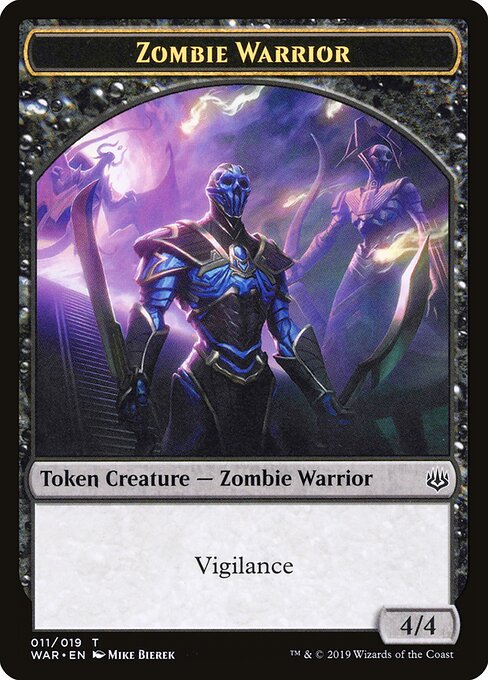 Zombie Warrior – War of the Spark Tokens (TWAR-11) Magic: The Gathering card | LC-REM-20260804-15151822537036-2e06aa97-1611-4af6-8bad-32051927fcfd
