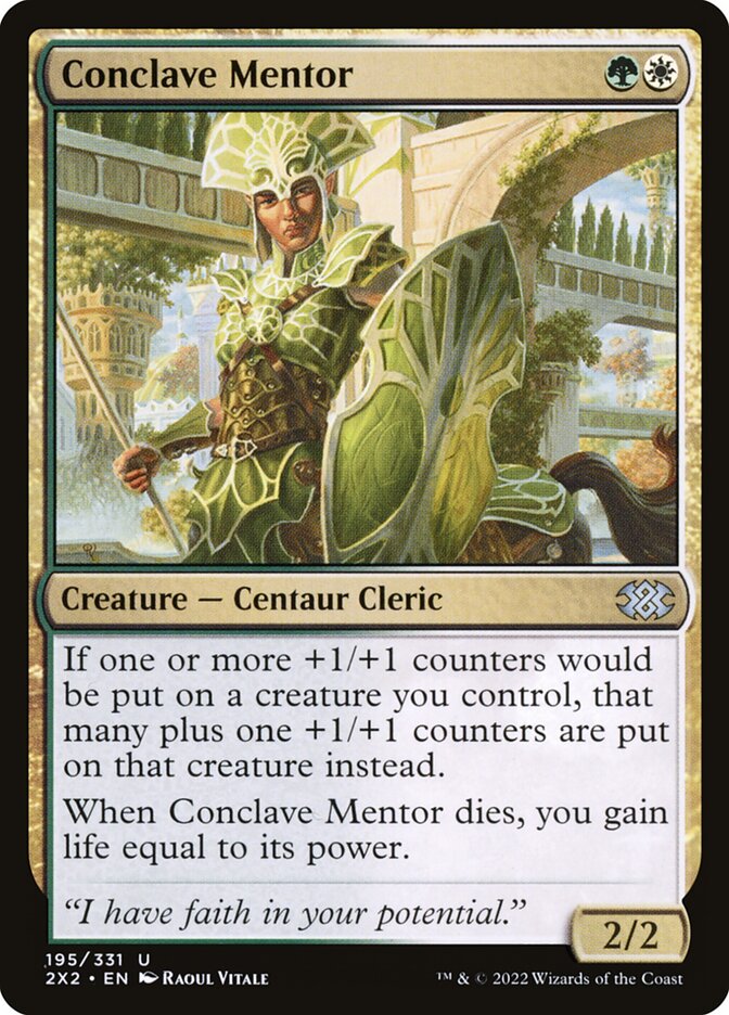 Conclave Mentor - Double Masters 2022 (Uncommon) [2X2-195]