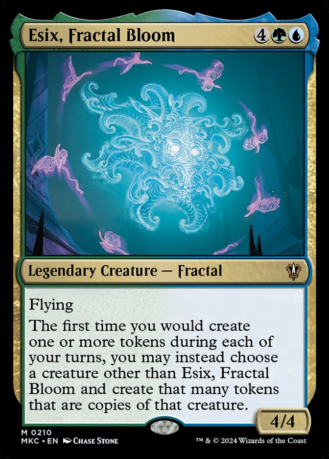 Esix, Fractal Bloom - Commander: Murders at Karlov Manor (Mythic) [MKC-210]