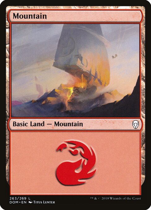 Mountain – Dominaria (DOM-263) Magic: The Gathering card | LC-REM-20260804-15909425283404-2e7255ed-4fec-488e-b334-59d3c0f1acd6 Hauptbild